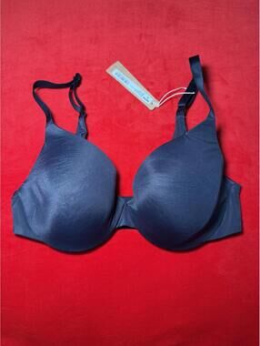 Skims Smoothing Intimates Full Coverage Lightly Lined Bra Color ONYX Size 32C